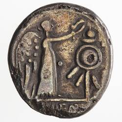Coin - Quinarius, CN. LENTVL, Ancient Roman Republic, 88 BC