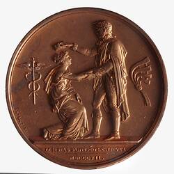 Medal - Deliverance of Danzig, Napoleon Bonaparte (Emperor Napoleon I), France, 1807