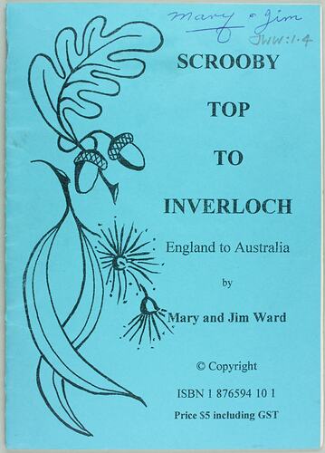 Booklet - 'Scrooby Top to Inverloch', Inverloch, Victoria, Oct 2001