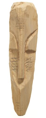 Mask - Incomplete, Carved Wood, Shepparton, 2014