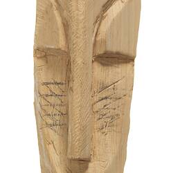 Mask - Incomplete, Carved Wood, Shepparton, 2014