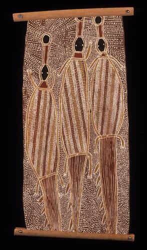 Painting, bark, Australia, Eastern Arnhem Land
