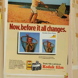 Scrapbook - Kodak Australasia Pty Ltd, Advertising Clippings, 'National Magazines', Coburg, 1966-1972