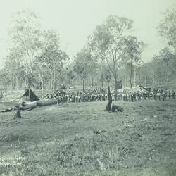 Photograph - Amalgamated Workers Association Strike Camp, Childers, Queensland, 1911