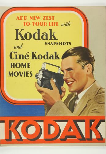 Poster - 'Kodak Snapshots & Cine-Kodak Home Movies', Kodak Australasia Pty Ltd, circa 1930s