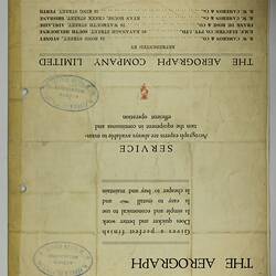 Publicity Brochure - The Aerograph Co. Ltd, Spray Painting Equipment, circa 1925