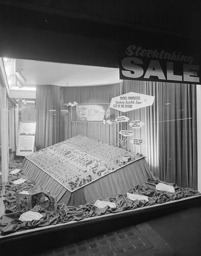 Paynes Properties Ltd., Window Display, Melbourne, 17 Jul 1959