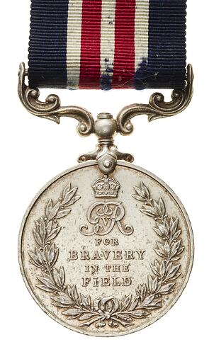 Medal - Military Medal, King George V, Great Britain, Sapper Aubrey L.B. Hampton, 1916