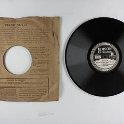 Disc Recording - Edison, Double-Sided, 'Mary' & 'Her Bright Smile Haunts Me Still', 1919-1929