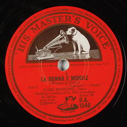 Disc Recording - The Gramophone Co. Ltd., Double-Sided, 'La Donna É Mobile' & 'Recondita Armonia' 1938-56