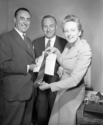 Australian Wool Board, Group with a Shirt & Tie, Victoria, 09 Nov 1959