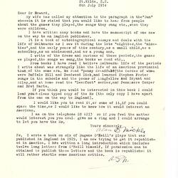 Letter - Alan Mickle, to Dorothy Howard, Response to Dr Howard's Request for People to Contact Her about Their Childhood Games, 8 Jul 1954