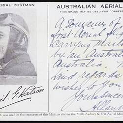 Postcard - Official Souvenir Australian Aerial Mail