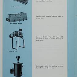 Page with photo images and printed descriptive text.