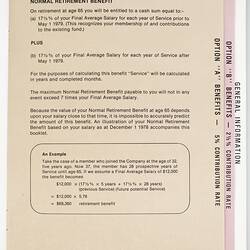 Booklet - Kodak (Australasia) Pty Ltd, Kodak Australia Staff Superannuation Plan, 1 May 1979. Page 4