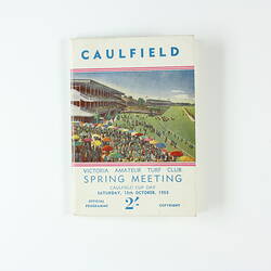 Programme- Caulfield Cup Spring Meeting, Caulfield, 15 Oct 1955