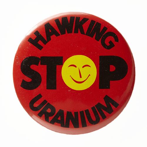 Badge - Stop Hawking Uranium