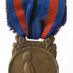 Medal - Victims of the Invasion Medal  -Medaille des Victimes de l'Invasion- , France, 1921 - Obverse