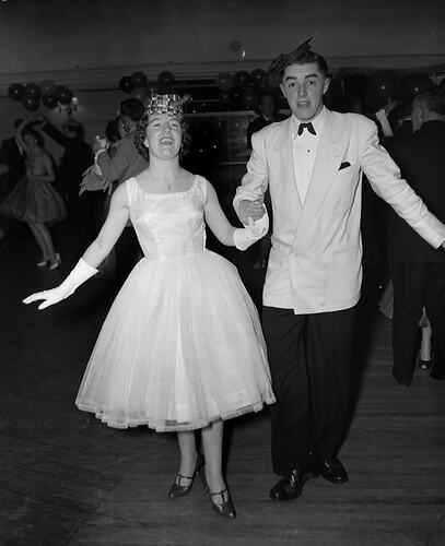 Man & Woman Dancing, Melbourne, Victoria, Sep 1958