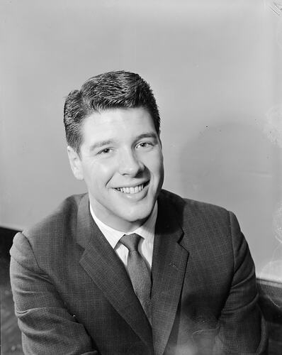 Portrait of a Young Man, Vincent School of Broadcasting, Melbourne, Victoria, Jan 1959