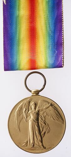 Medal - Victory Medal 1914-1919, Great Britain, Clifford Henry Nowell, 1919 - Obverse