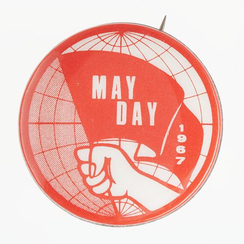 Badge - May Day, circa 1967