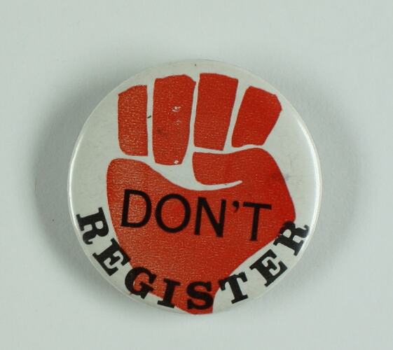 Badge - Don't Register