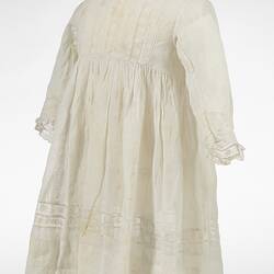 Dress - Infant's, White Muslin, circa 1900-1915