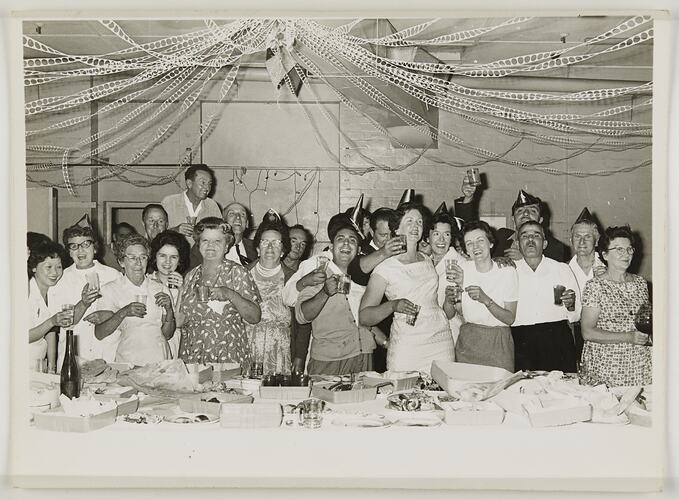 Christmas Party, Kodak Australasia Pty Ltd, Burnley, 1966