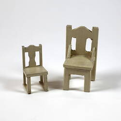 Kitchen Chairs - Wood, Doll's House, Neil McAthur, circa 1920-1950s
