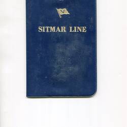 Document Holder - Sitmar Line, Sylvia Boyes, Lindsay Motherwell, 1970