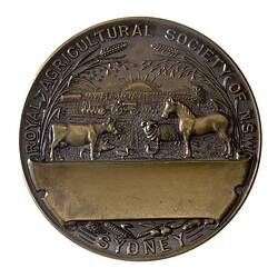Medal - Royal Agricultural Society of New South Wales, 1937 AD