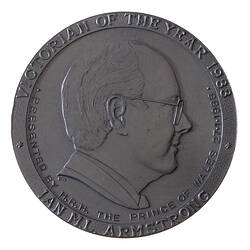 Medal - Victorian of the Year, Ian Armstrong, Frankston, Victoria, Australia, 1988