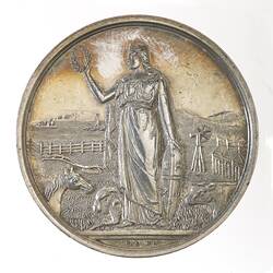Medal - Royal Agricultural Society of Victoria Silver Prize, 1904 AD