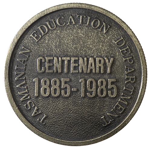 Medal - Centenary of Education in Tasmania, 1985 AD