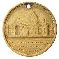 Medal - Melbourne International Exhibition Commemorative, 1880 AD