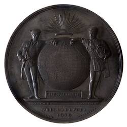Medal - Victorian Intercolonial & Philadelphia Centennial Exhibitions, Prize, Victoria, Australia, 1875-1876