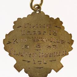 Medal - Scottish Dancing Prize, Koo Wee Rup, 1932 AD