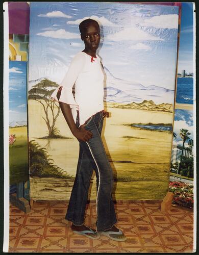 Nyadol Nyuon, Portrait, Kakuma Refugee Camp, Kenya, 2002