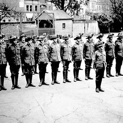 Negative - School Cadets in Parade, Victoria, circa 1920