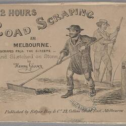 Etching - Henry Glover, '12 Hours Road Scraping in Melbourne', 1857
