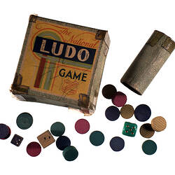 Board Game - Ludo, National Industries, 1928-1955