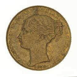 Coin - Sovereign, New South Wales, Australia, 1855