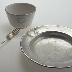 19th century Crockery & Cutlery from the Psychiatric Services Collection