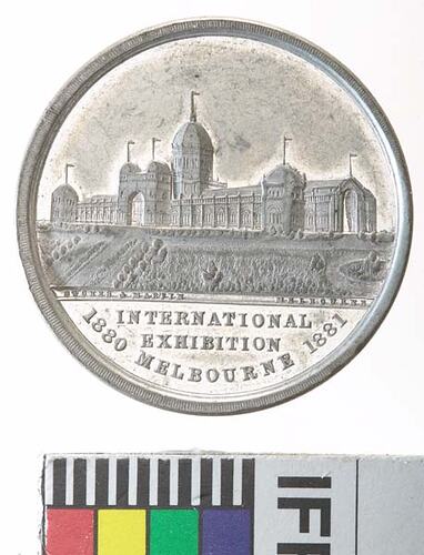 Medal - Melbourne International Exhibition Commemorative,1880 AD