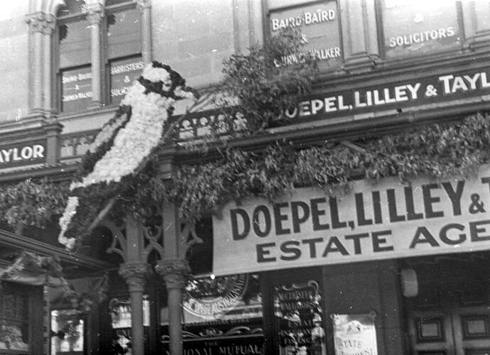 Photograph - Decorated Building, Ballarat, 1939