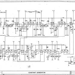 Schematic Diagram - CSIRAC Computer, 'Constant Generator', B22591, 1948-1955
