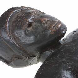 Ancestor image 'matakau' human female figure with distinct facial features