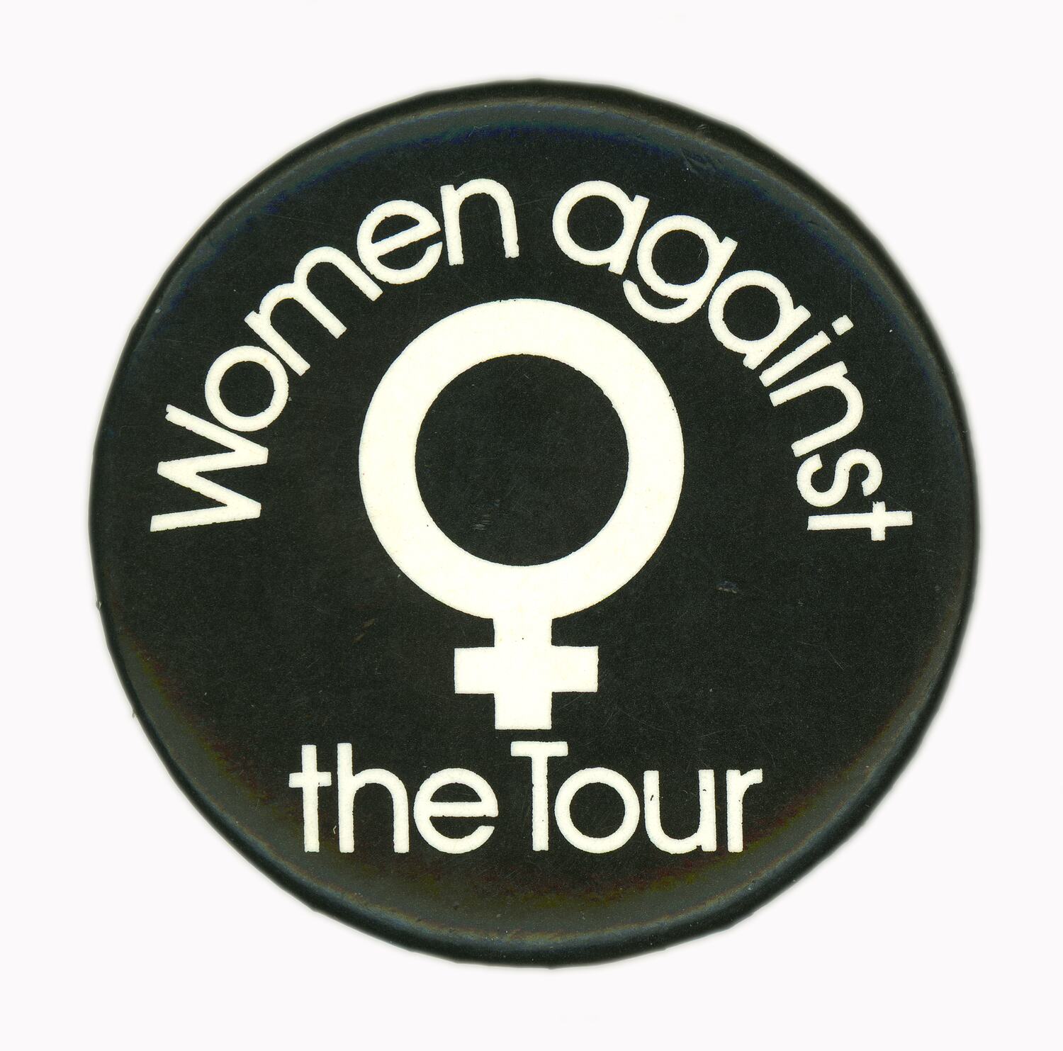 Badge Women Against the Tour, circa 1971