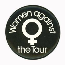 Badge - Women Against the Tour, circa 1971